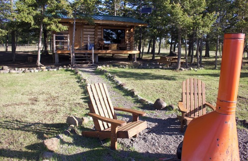 Cariboo Chilcotin Coast Cabin | Beautiful, waterfront Log Cabin on very private, ranch. Relax Off-grid!