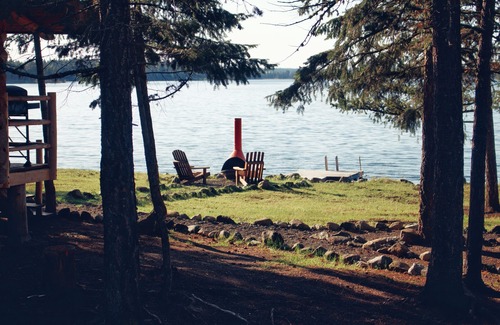 Cariboo Chilcotin Coast Cabin | Beautiful, waterfront Log Cabin on very private, ranch. Relax Off-grid!