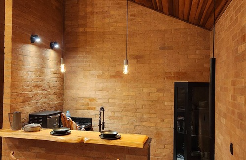 Brazopolis Ski Chalet | Bergview Chalets - Araucária - Romantic, cozy and private