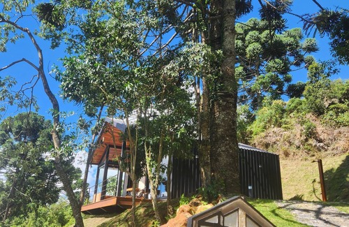 Brazopolis Ski Chalet | Bergview Chalets - Araucária - Romantic, cozy and private