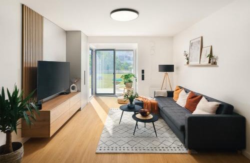 Prague 13 Apartment | Beta Home - Free Garage, Air Condition, Garden, at Metro, 2nd parking on request