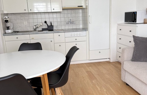 Oberuzwil Condo | Black & White Apartment