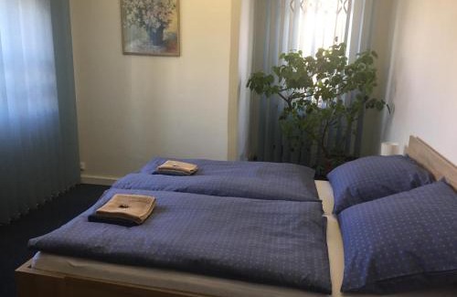 Prague 4 Apartment | Blue apartment in beautiful English style garden with atmosphere