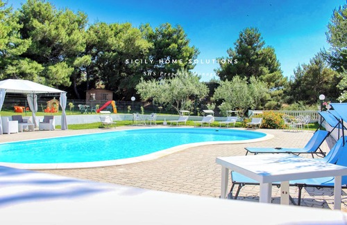 Trappeto Cottage | Blue moon cottage with pool Oasis Sea view in Villa By Sicily Home Solutions