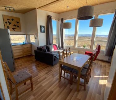 Reykholt House | Blue View Cabin 7A With private hot tub