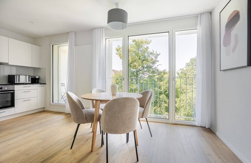 Vorstadte Apartment | Blueground | Basel-Vorstaedte, view, nr Rhine