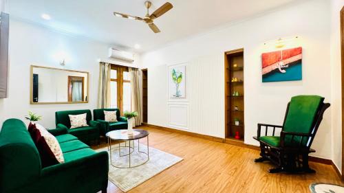 Vasant Vihar Apartment | BluO Vasant Vihar PVR - Kitchen, Terrace, Lift