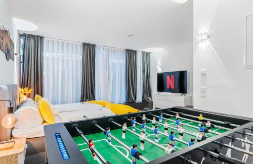 Oberdorla House | Bodensee Penthouse 23D - Seesicht - Billiard - Massage - Trambolin - BBQ - Tischkicker - Panorama Exklusive