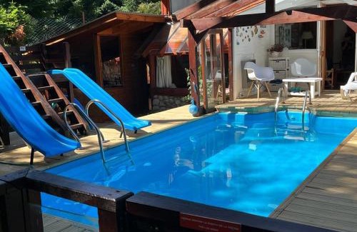 Villa La Angostura House | BOG Costa de Rio - Piscina climatizada y costa de rio