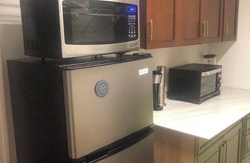 Disston Heights Apartment | Boho Chic 1BR apt with hot tub, yard and BBQ near beach & downtown St. Pete