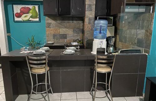 Cholula Apartment | Bonito Departamento Verde con terraza