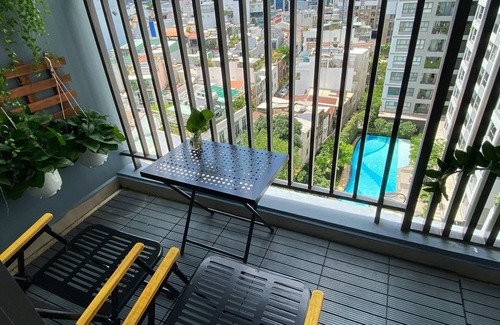 Tan Binh Apartment | Botanica premier Tan Son Nhat 2BR & Sofar Bed