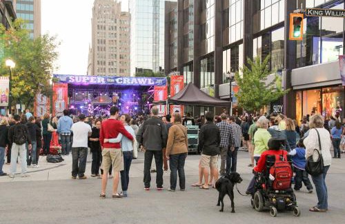 Central Hamilton Apartment | Boutique 2BR Apartment on James St North Sleeps 6