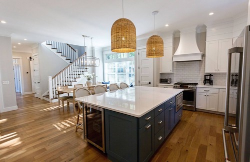 South Rehoboth House | BRAND NEW 6 BR 5.5 BA House with Heated Pool- One Block to Beach!