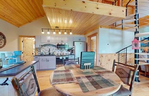Severance House | Brand new home w/lake access, dock, swim float, deck & gas grill - pet friendly