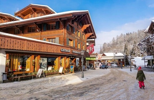 Zweisimmen Nr Gstaad Apartment | Breath taking views of the surrounding Alps- easy walk to the town center