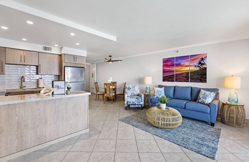 Honokowai Condo | Bright, modern space with stunning ocean views
