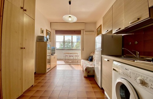 Lido delle Nazioni Apartment | Bright Studio flat, just 50 meters from the beach with air conditioning and next to main shops