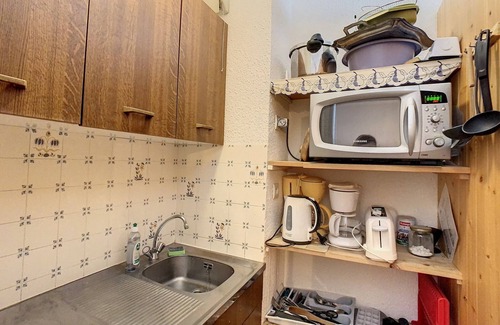 La Toussuire Apartment | Bright studio 4 pers., in the heart of the resort, pets allowed