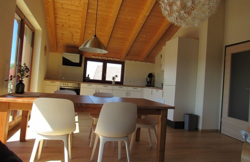 Altusried Apartment | Bright vacation apartment, open loft, for 5 people.