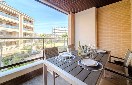 Platja de l'Arenal Apartment | Brisas del Arenal Apartment Javea, Terrace, AC and Pool