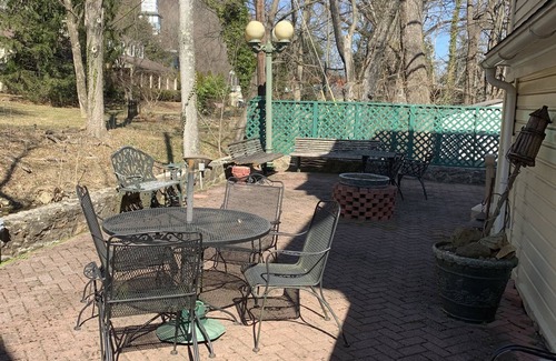 Berkeley Springs Cottage | Brookside Cottage is a beautiful open concept doll house stay for two.