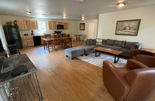 Woden Apartment | Bunk Hall at Tall Timbers Retreat. Sleeps 11.