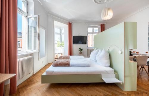 Bamberg Apartment | Bunter Hund Apartments - Balkon, Zentral, Geräumig