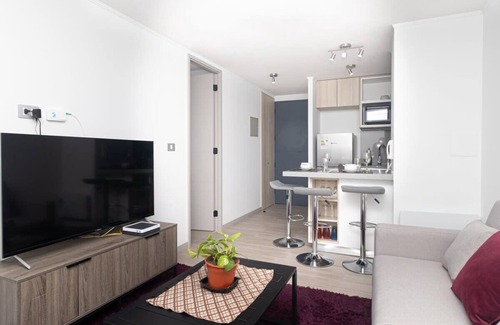 Concon Apartment | Burgundy View 1BR W/View, Balcony & Parking.