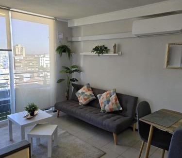 Rancagua Apartment | Céntrico 2 habitaciones camas matrimoniales -1 baño parking privado calefacción AC