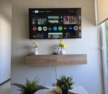 Rancagua Apartment | Céntrico 2 habitaciones camas matrimoniales -1 baño parking privado calefacción AC