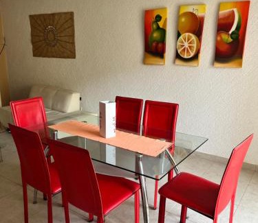 Acapulco Apartment | Cómodo depa en planta baja en Acapulco con Internet y Clima