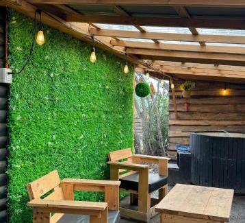 Casa de Lata House | Cabaña termas de chillan, con tinaja