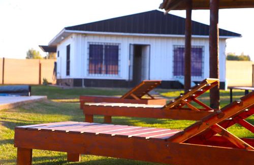 Las Compuertas Ski Chalet | Cabañas Willy Azul con pileta climatizada y parque en Mendoza