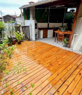 Santo Antonio de Lisboa Apartment | Cabana com banheira de Hidro e vista para o mar, privativa e tranquila localização excelente