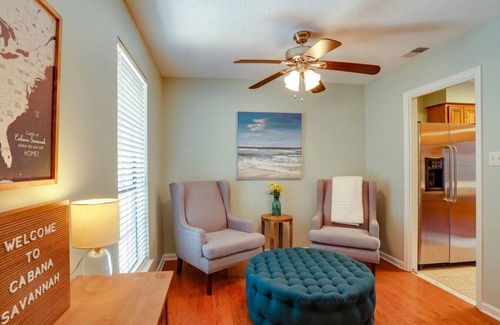 Savannah House | Cabana Savannah - Pool & Hot Tub Retreat