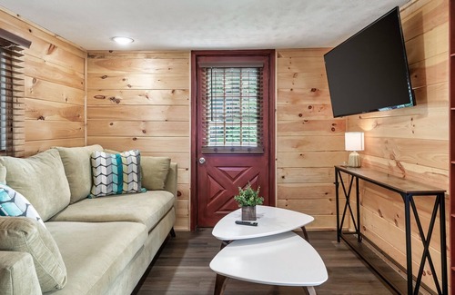 Dandridge Cabin | Cabin at Lakeside - Lake View / Mountain View / Hot Tub / Corn Hole / Fire Pit / WiFi
