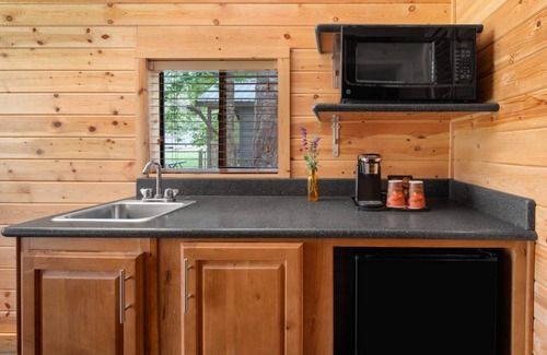 Goleta Cabin | Cabin | Creek Deck + Firepit | No Hidden Fees