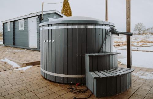 Plavniekkalns Cabin | Cabin, Sauna, Hot tub, Pie līkās tūjas