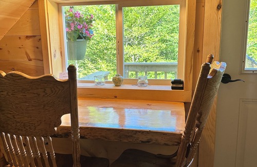 Whitefield Apartment | Cabin Style Studio Apt with Private Hot tub on 100 Acres Kayaks, Canoes & SUP
