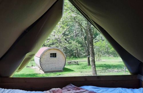 Arlebosc RV Rental | Camping du Viaduc* - Bivouac Tent 1 Room 1/2 People Without Toilets