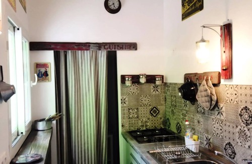 Saint-Paul-Trois-Chateaux Villa | Camping de la Colline * - Atypical decorative GITE for 4 people. + air conditioning for 4 people