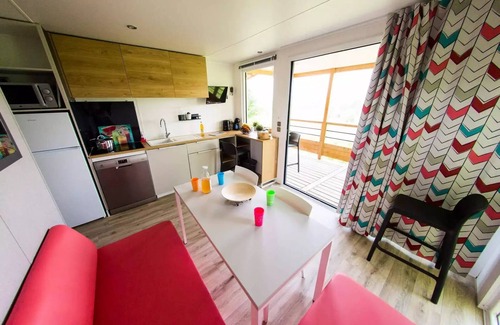 Ruoms House | Camping la Chapoulière* - Panoramic Cottage 3 rooms 4 people