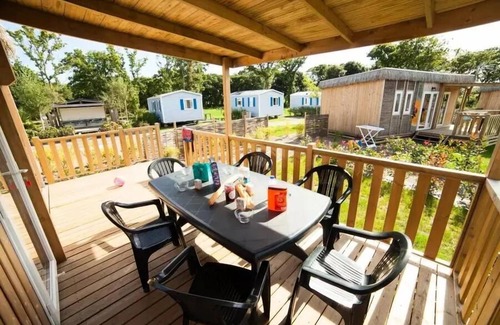 Lannion House | Camping maeva Club Les Alizés * - Mobile Home Premium Exotic 4 Rooms 6/8 People Air-conditioned + TV