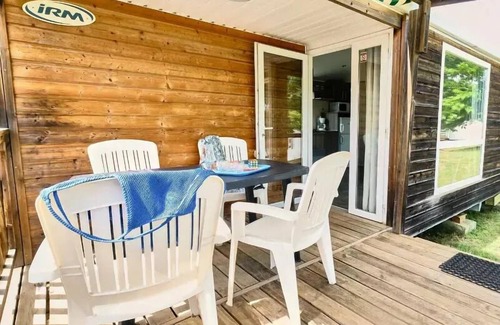 Lussas House | Camping maeva Escapades Ludo Parc * - Cozy Mobile Home 3 Rooms 4 People Air Conditioned
