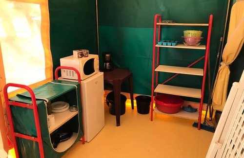 Pont d'Herault House | Camping the Gorges de l'Hérault* - Canvas bungalow 3 rooms 4/5 people Without toilet blocks