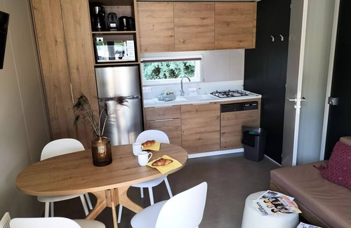 Les Loges House | Campsite L'Aiguille Creuse* - Mobile home L'Oiseau Blanc Sunêlia Luxury 2 bedrooms - 2 bathrooms 4 people