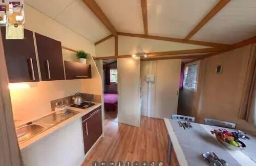 Bormes-Les-Mimosas Ski Chalet | Campsite Lou Cabasson * - Chalet le Pellegrin - covered terrace 4 people