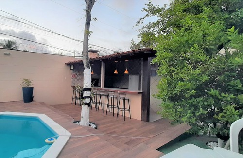 Monte Gordo House | Cantinho - 3/4 with pool, barbecue and Wi-fi 6km from Guarajuba