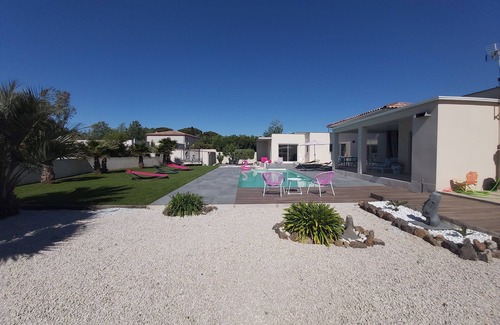 Cap d'Agde Villa | Cap d'Agde Contemporary villa 300m from the beach/5 min from all activities